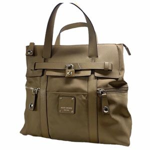 Henri Bendel Beige Convertible Jetsetter Backpack